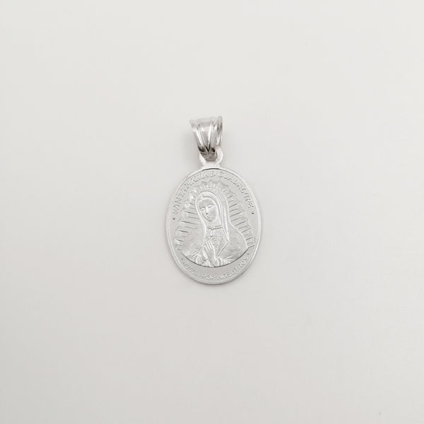 Medalla en plata 925 de la Virgen de Guadalupe