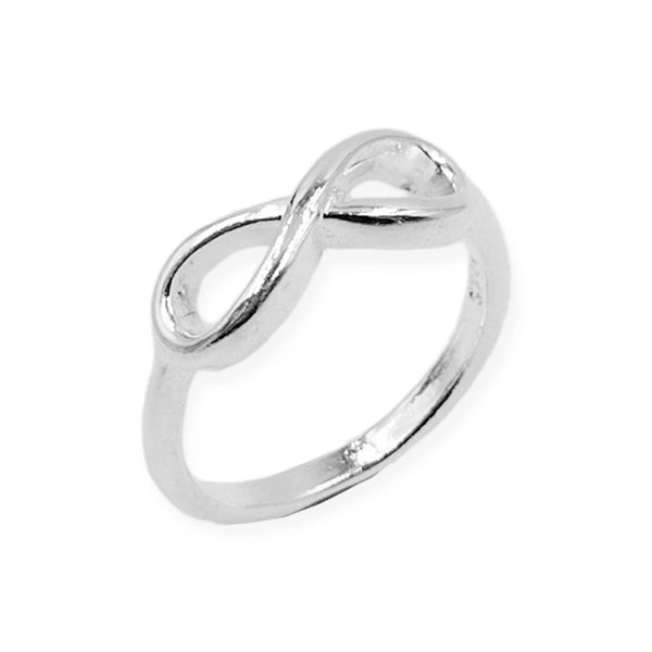 Anillo con infinito en plata 925