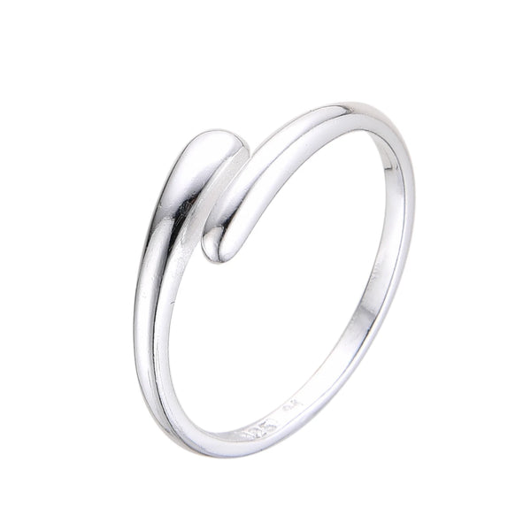 Anillo de gota en plata 925