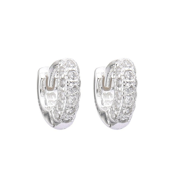 Mini huggies en plata 925. 