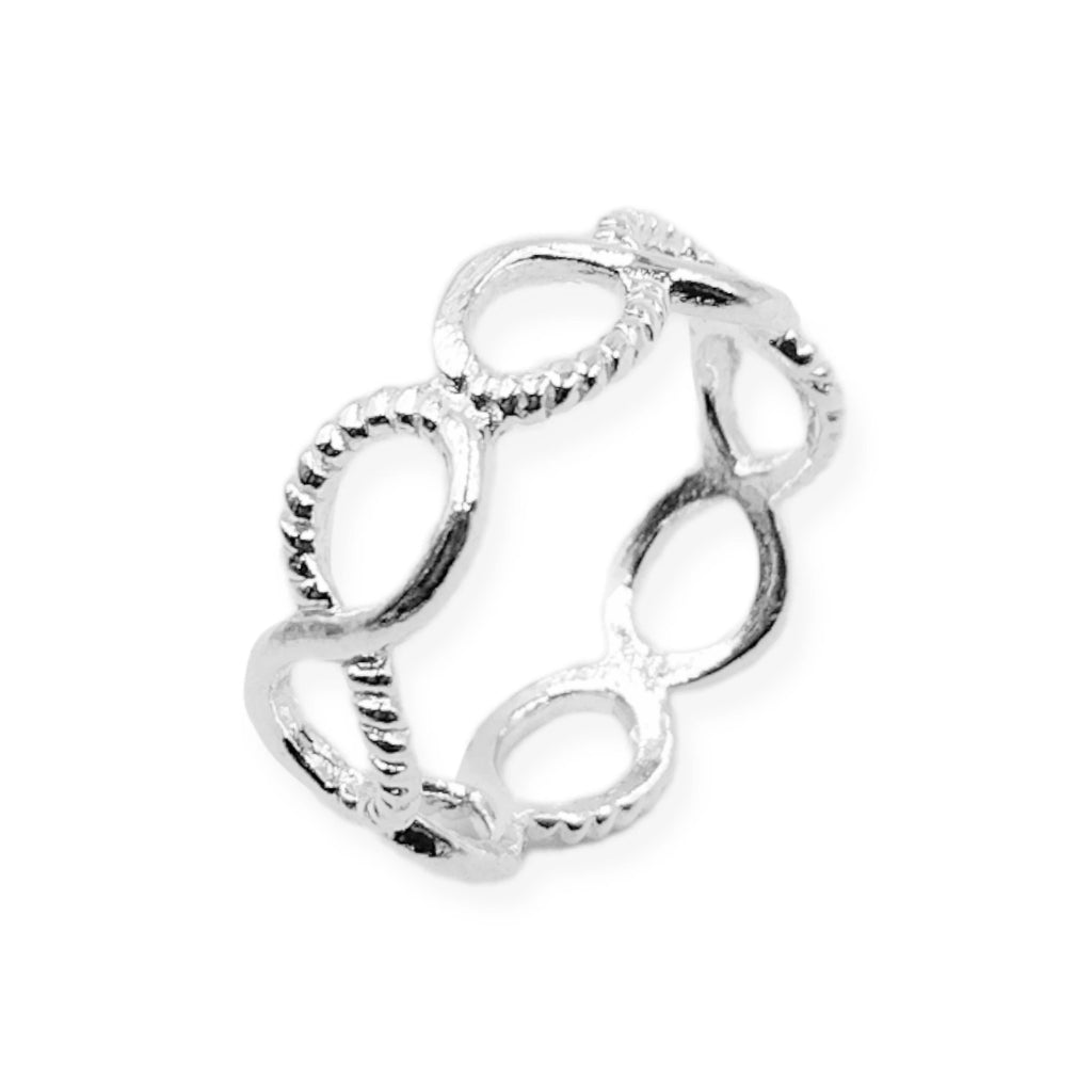 Anillo infinitos en plata 925