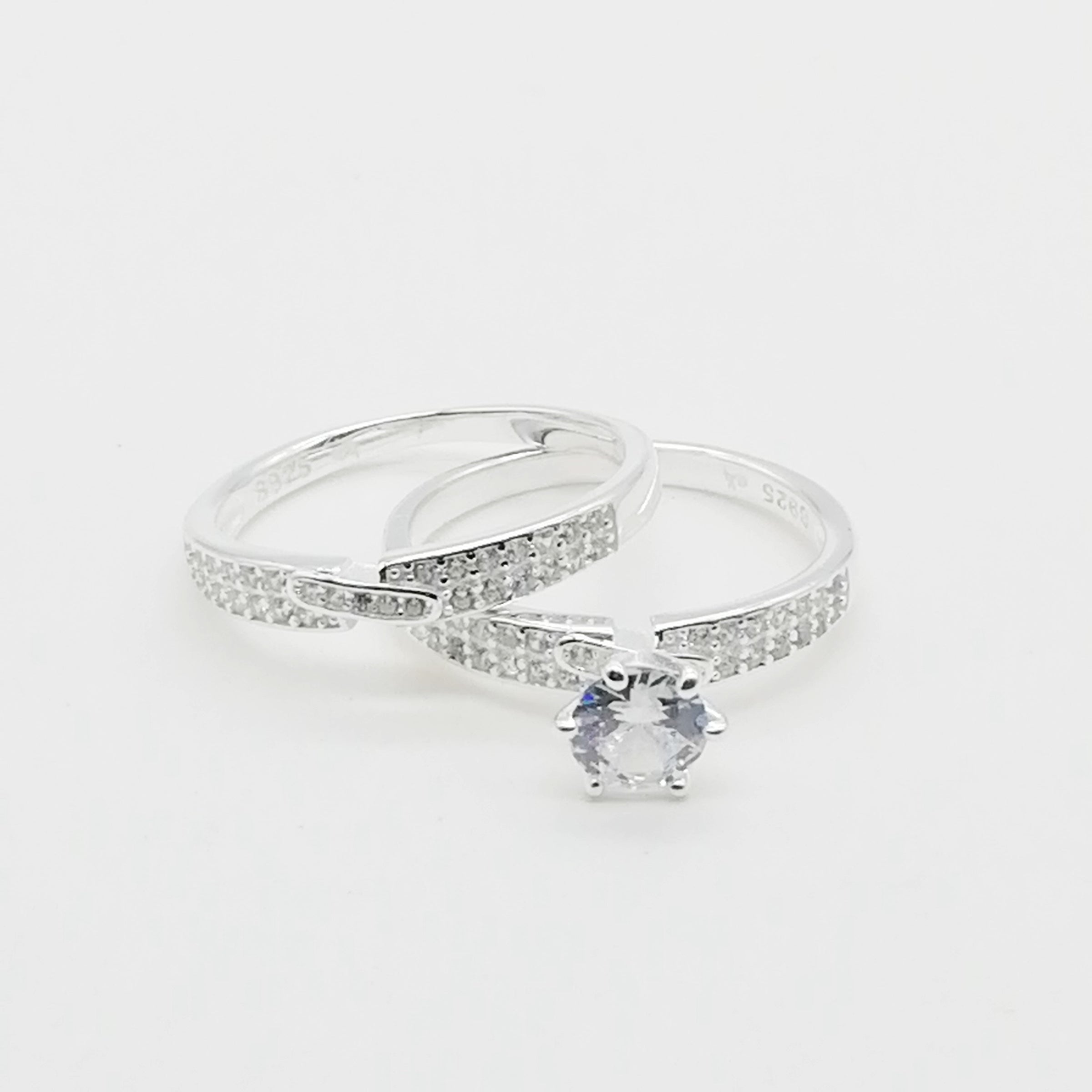 1 Pezzo Anello Regolabile Da Donna In Argento Sterling 925 Di Lusso Con - Foto 3