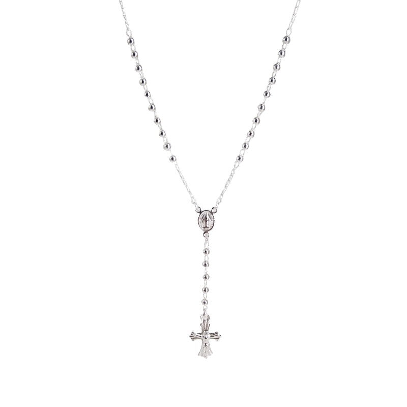 Collar rosario en plata 925