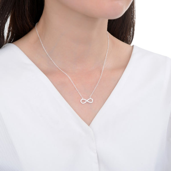 Collar con infinito en plata 925 & circones