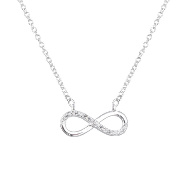 Collar con infinito en plata 925 & circones