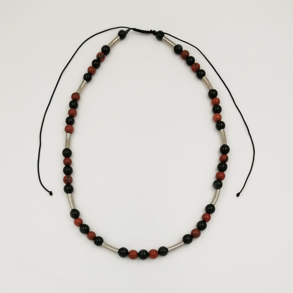 Collar con ónix & ágata
