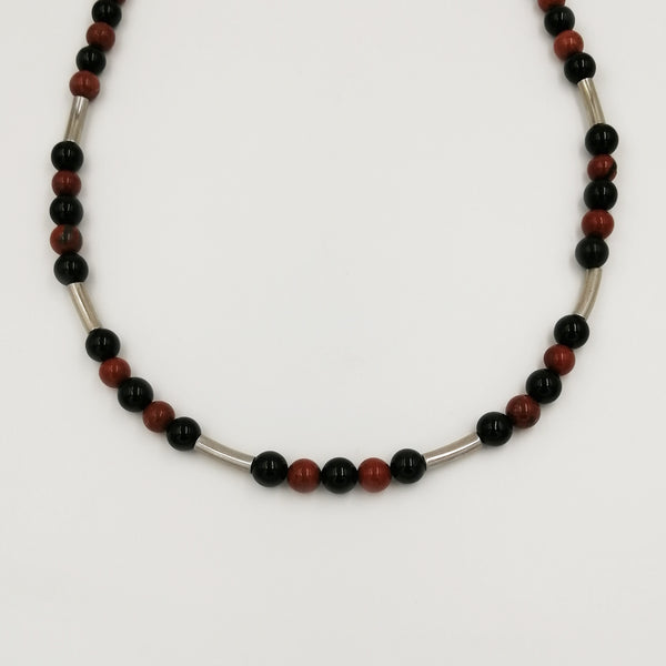 Collar con ónix & ágata