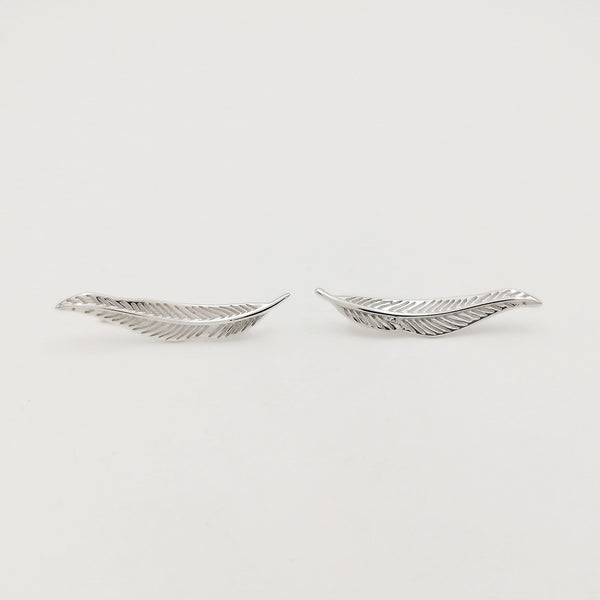 retes trepadores en forma de pluma, en plata 925.