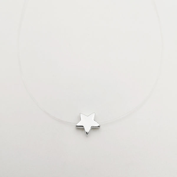 Collar fantasmita con estrella en plata 925