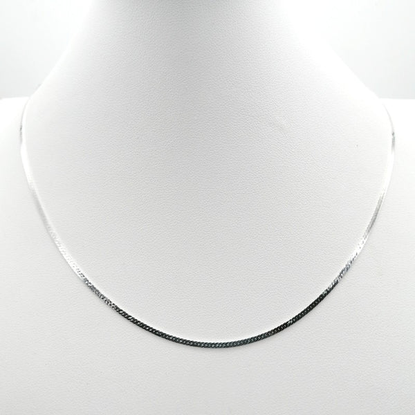 Collar plano en plata 925